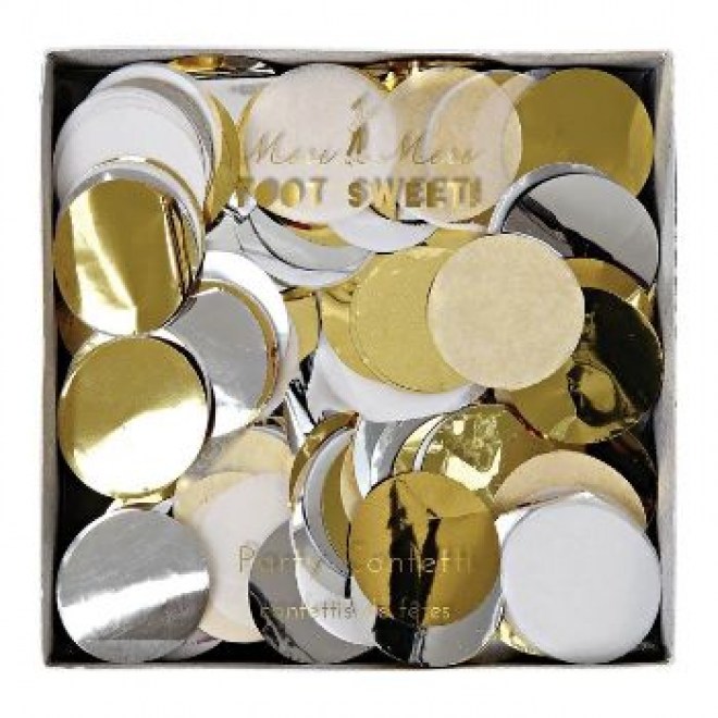 Confetti Metalico Gold and Silver